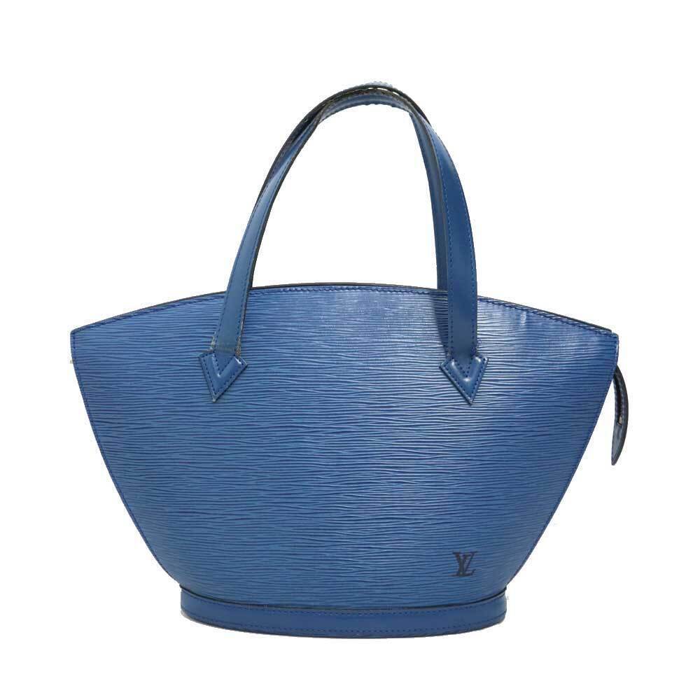 Louis Vuitton Saint Jacques Handbag Blue Leather Bag